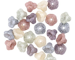 Czech Glass Fruit Cake Bellflower 5x7mm