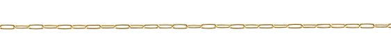 Gold (plated) Medium Paperclip Chain