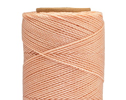Linhasita Soft Peach (238) Waxed Polyester Cord PE-4 1mm