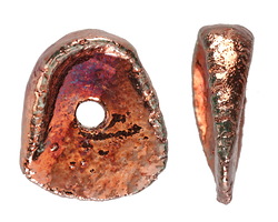 Mykonos Ceramic Iridescent Copper Patina Washer 28-30mm