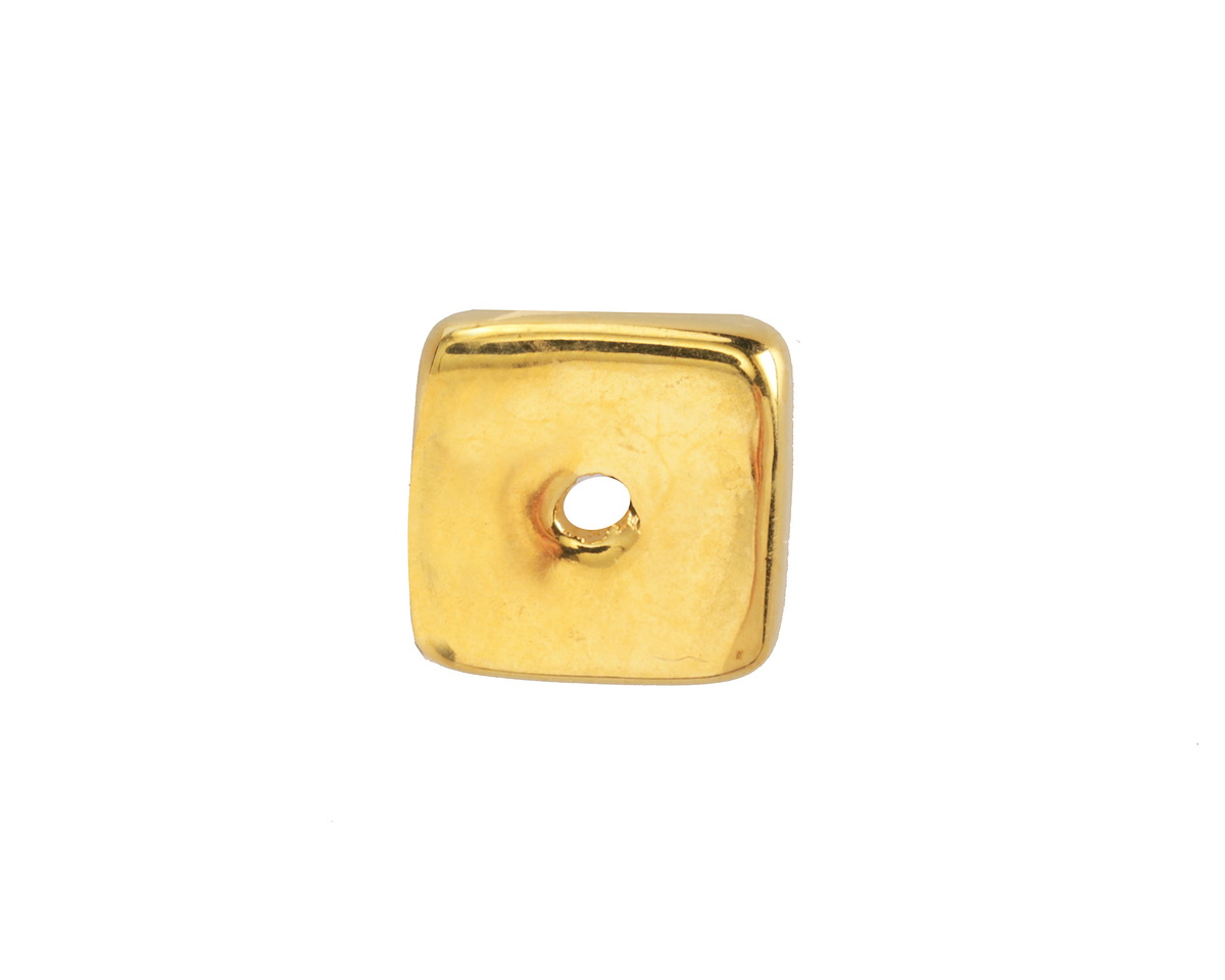 Mykonos Metalized Ceramic Gold Square Washer 13mm