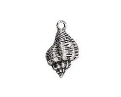 Mykonos Antique Silver (plated) Murex Shell Focal 13x24mm