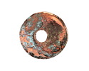 Mykonos Ceramic Iridescent Copper Patina Spacer Disc 25mm