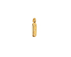 Cymbal Zakros 24K Gold (plated) End for 8/0 Round Seed Beads 3x12mm