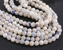 Dumortierite Quartz (dark) Round 6-7mm