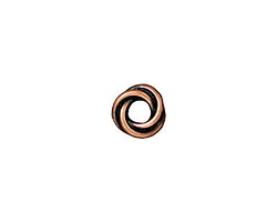 TierraCast Antique Copper (plated) Twisted Spacer 2x8mm