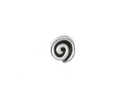Mykonos Antique Silver (plated) Spiral Bead 10mm