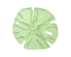 Peridot Beach-Style Glass Sand Dollar 39mm