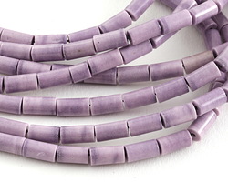 Lavender Agate Tube 8x4mm
