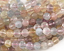 Multi Stone (amethyst, aquamarine, rose quartz, prehnite, citrine) Faceted Round 6mm