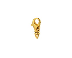 Gold (plated) Swivel Lobster Clasp 12x7mm