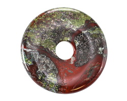 Dragon Blood Jasper Donut 40mm