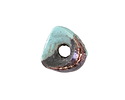 Mykonos Ceramic Raku Metallic Frosted Copper Washer 16-19mm