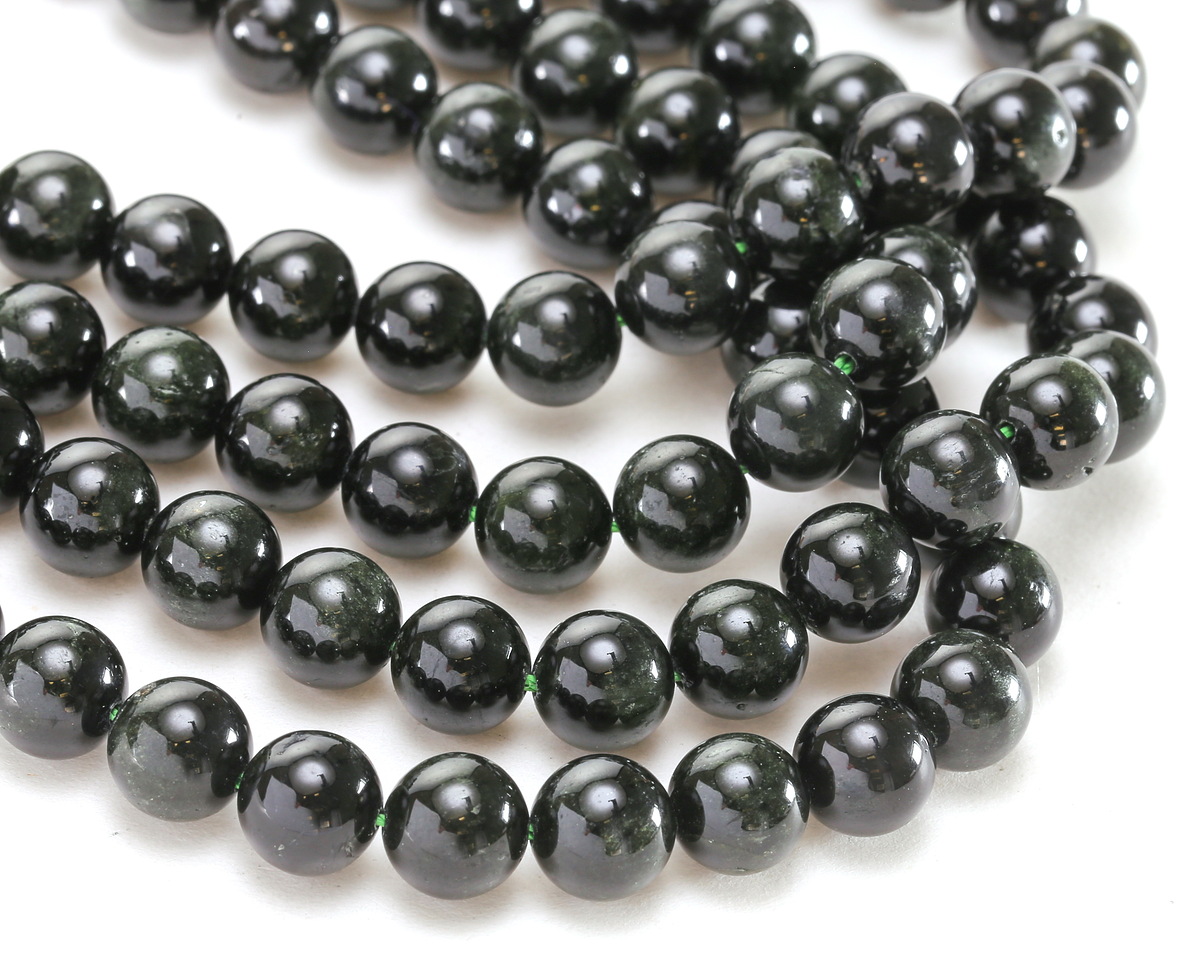 Starlight Black Diopside Round 8mm