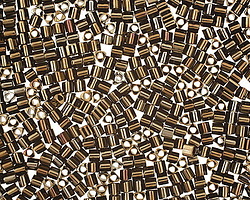 TOHO Metallic Iris Brown Triangle 11/0 Seed Bead