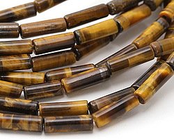Tiger Eye Tube 13x4mm
