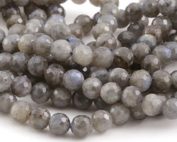 Labradorite Faceted Round 8mm