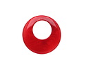 Tagua Nut Red Gypsy Hoop 25mm