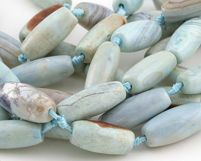Aqua Terra Agate Rice 28-30x12-14mm