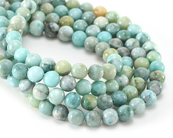 Aqua Dolomite Round 8mm