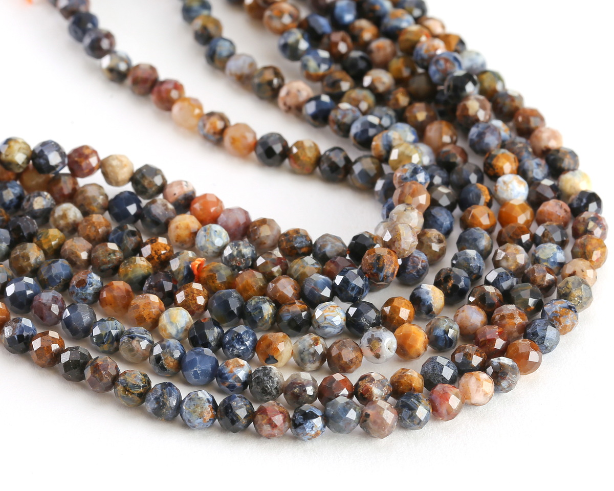 Pietersite Faceted Round 4mm