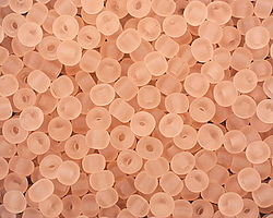 TOHO Transparent Frosted Rosaline Round 6/0 Seed Bead