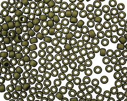TOHO Matte Dark Olive Round 8/0 Seed Bead