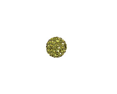 Olivine Pave Round 8mm (1.5mm hole)