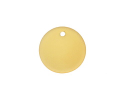 Desert Gold Beach-Style Glass Concave Coin 18mm