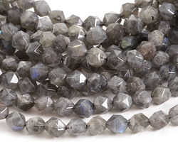 Labradorite Star Cut Round 5-6mm