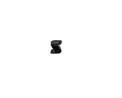 Jet Enamel Chevron Bead 4x5mm
