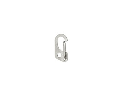 Silver (plated) Carabiner Lobster Clasp 10x5mm