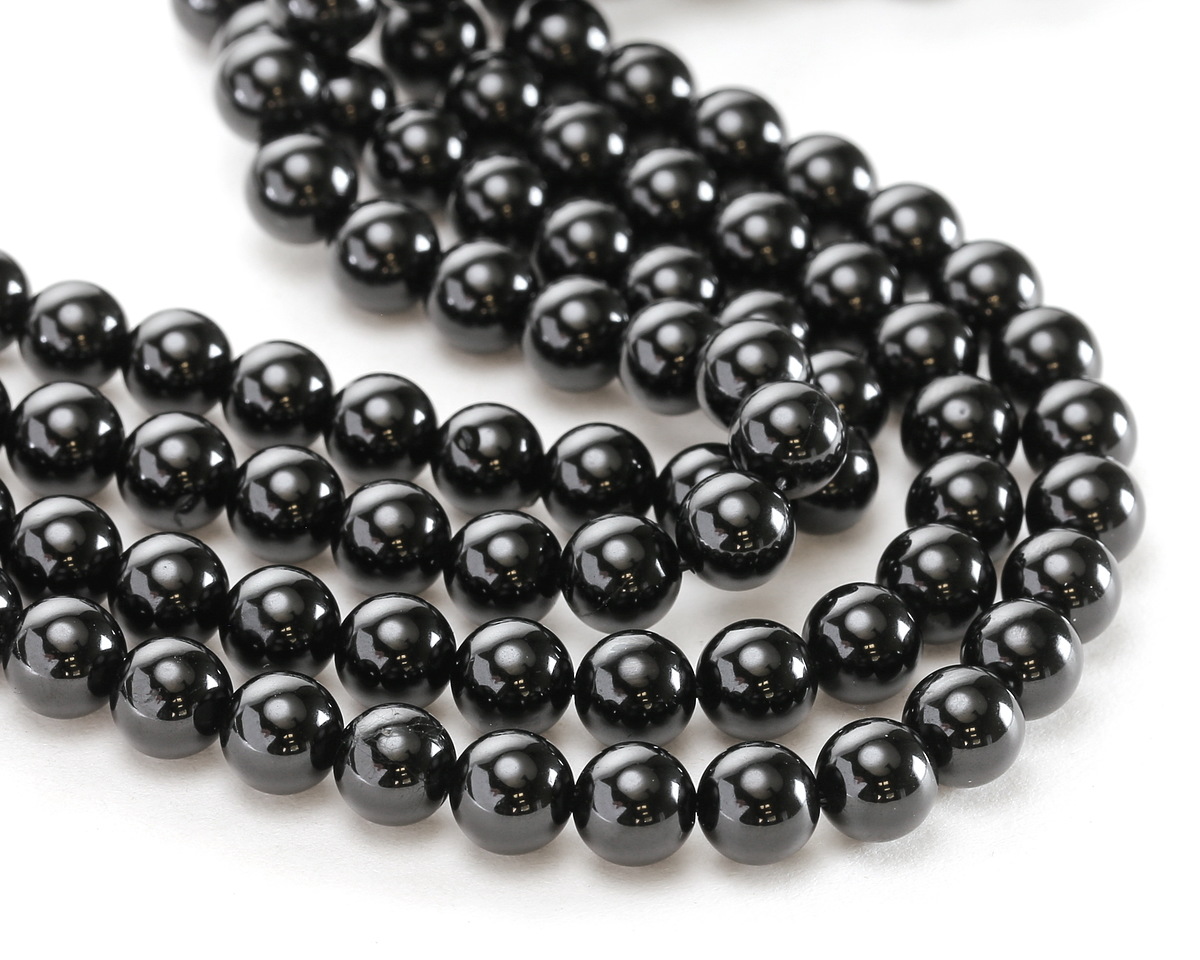 Black Spinel Round 6mm