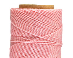 Linhasita Soft Pink (239) Waxed Polyester Cord PE-4 1mm