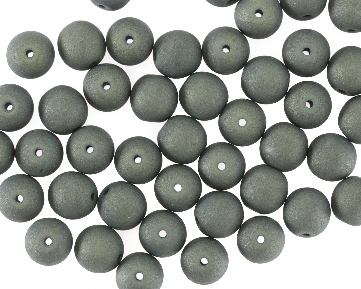 Czech Glass ColorTrends: Forest Shade Round 6mm