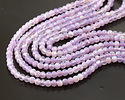 Lavender Moon Quartz (AA) Microfaceted Rondelle 3x4mm