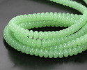 Peridot Opal Glass Rondelle 5x8mm
