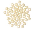 Czech Glass Ivory Luster Fire Polished Round 4mm