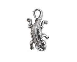 Green Girl Pewter Friendly Lizard 35x18mm