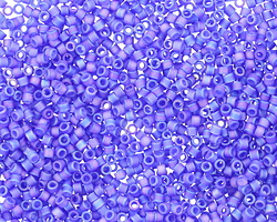 Miyuki Delica Matte Transparent Cobalt AB (DB0864) 11/0 Seed Bead