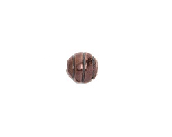 Mykonos Antique Copper (plated) Striped Round 8mm