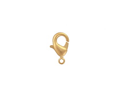 Satin Hamilton Gold (plated) Lobster Clasp 12x7mm