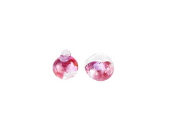 Unicorne Beads Glass Pink Tulips Mini Teardrop 6-7mm