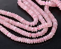 Rose Quartz Faceted Spacer Rondelle 2x5mm