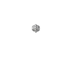Zola Elements Antique Silver (plated) Beaded Ring on Barrel 6.4x7.5mm