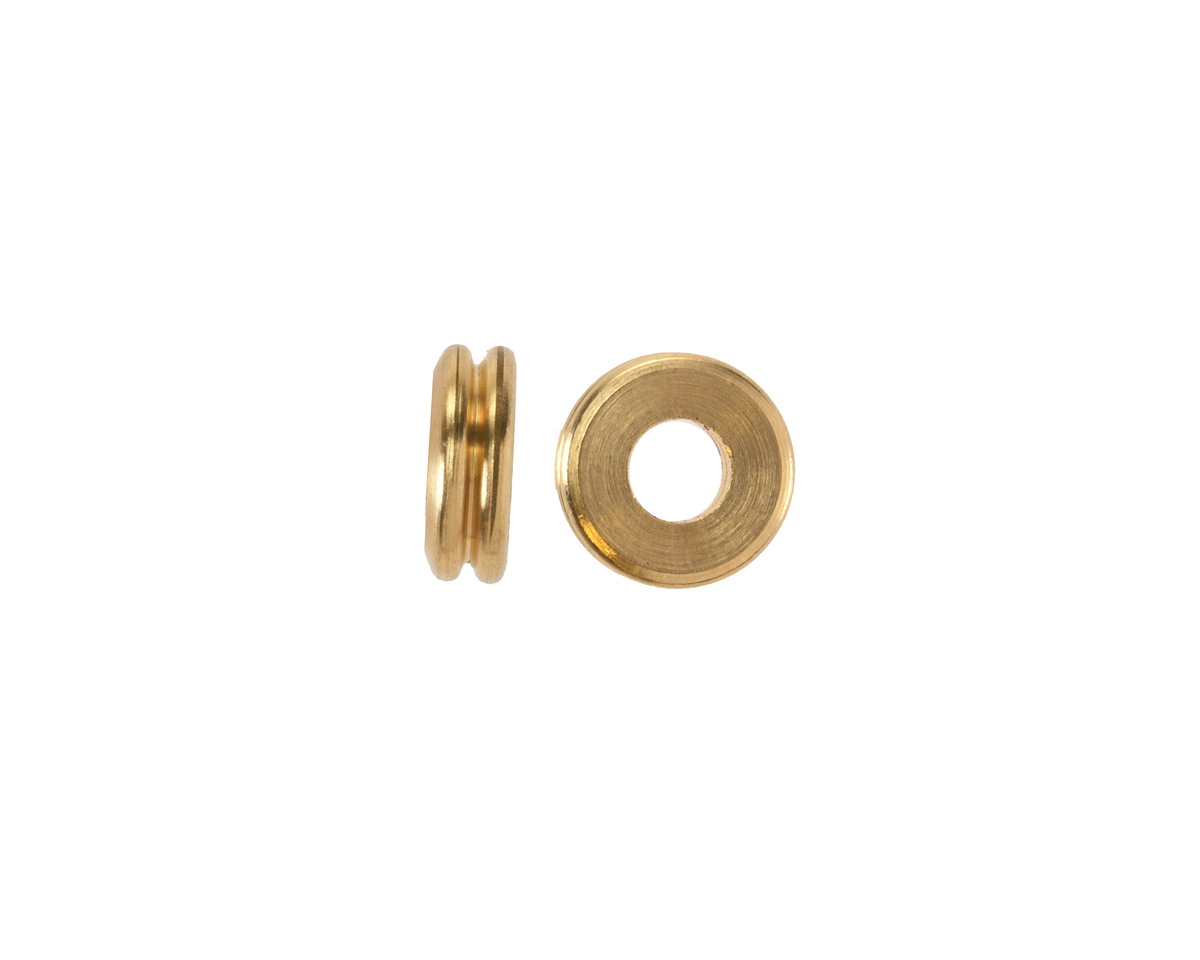 Mykonos Solid Brass Large Hole Yo-Yo 3x8mm