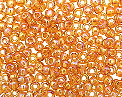 TOHO Transparent Rainbow Topaz Round 6/0 Seed Bead
