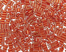 TOHO Gold Lustered African Sunset Bugle #1 Seed Bead