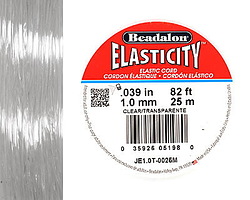 Elasticity Clear 1.0mm, 25 meters