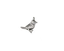 Zola Elements Antique Silver Finish Little Bird Charm 13mm